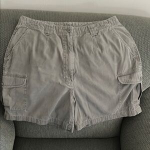 L.L. Bean Gray 14 Cargo Shorts